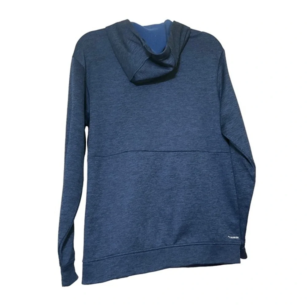 ADIDAS Mens Blue Med Zip Up Hooded‎ Jacket Climawarm